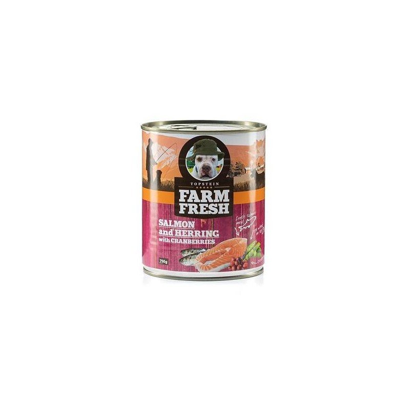 Farm Fresh Losos a sleď s hráškem a brusinkami balení 750 g