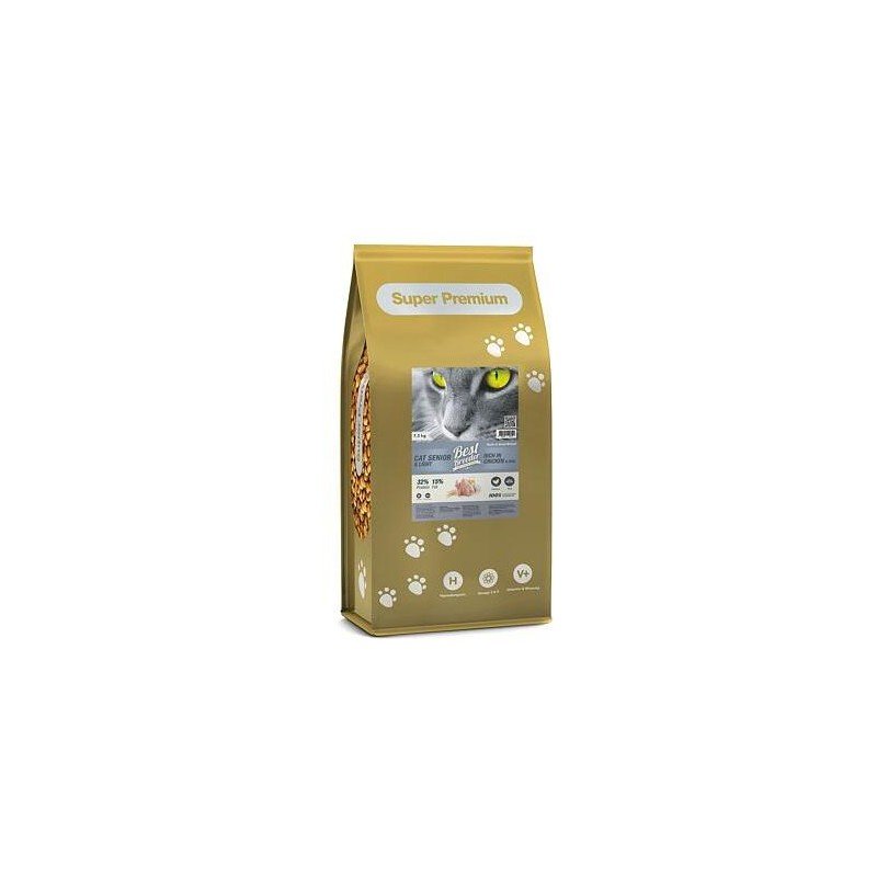 Best Breeder Senior Cat / Light Rich in Chicken and Rice balení 2 kg